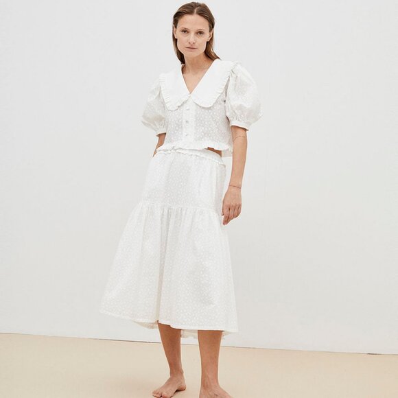 Antonella Woman Skirt - Off White - Picture 1 of 2